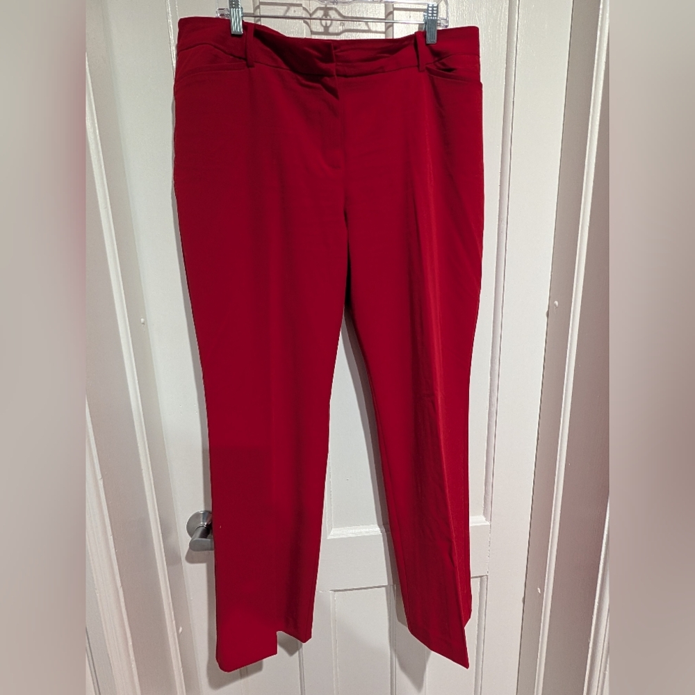 Women's Red Dress Pants